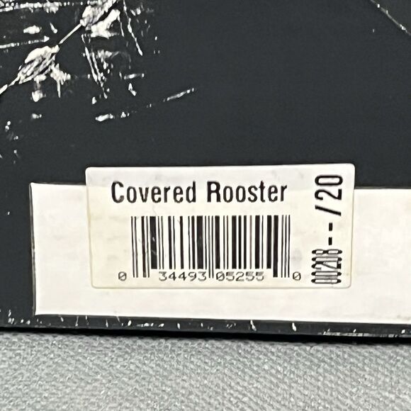 Vintage L.E. Smith Glass Company Box-Only-Covered Rooster - Picture 7 of 12